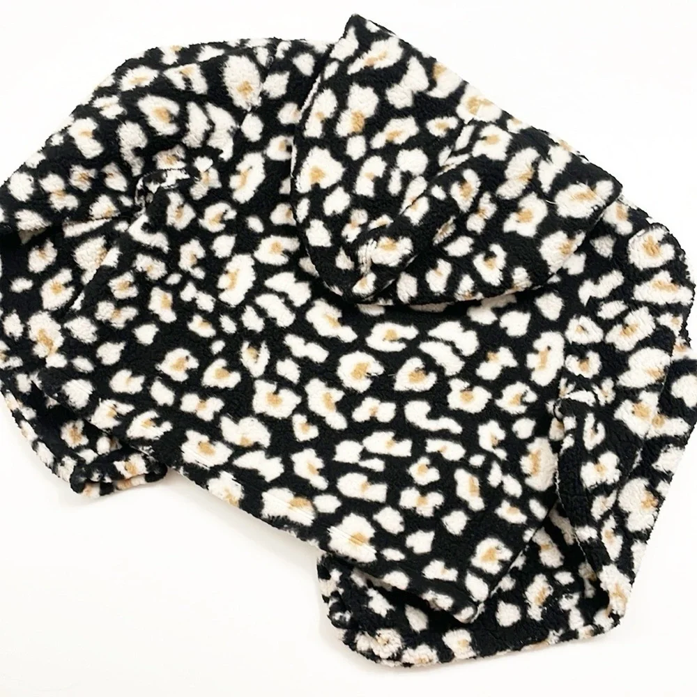Wild Fable animal print fleece hoodie - Picture 2 of 4